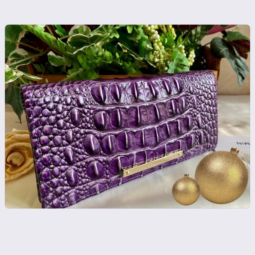 💟💟ULTRAVIOLET OMBRE ADY BRAHMIN WALLET NWT